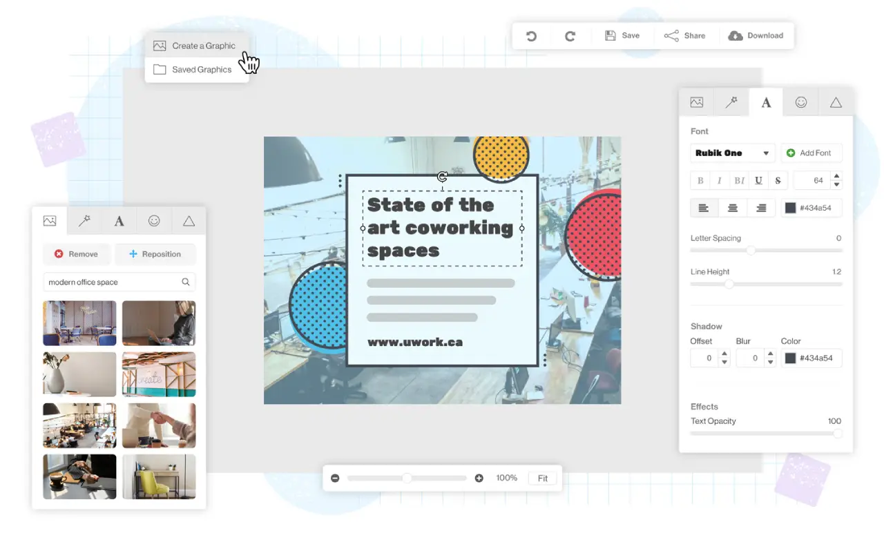 Snappa Graphic Design Tool